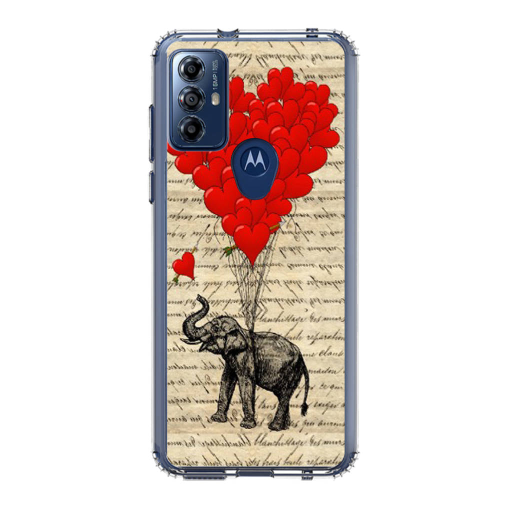 Elephant And Heart Motorola Moto G Play 2023 Case