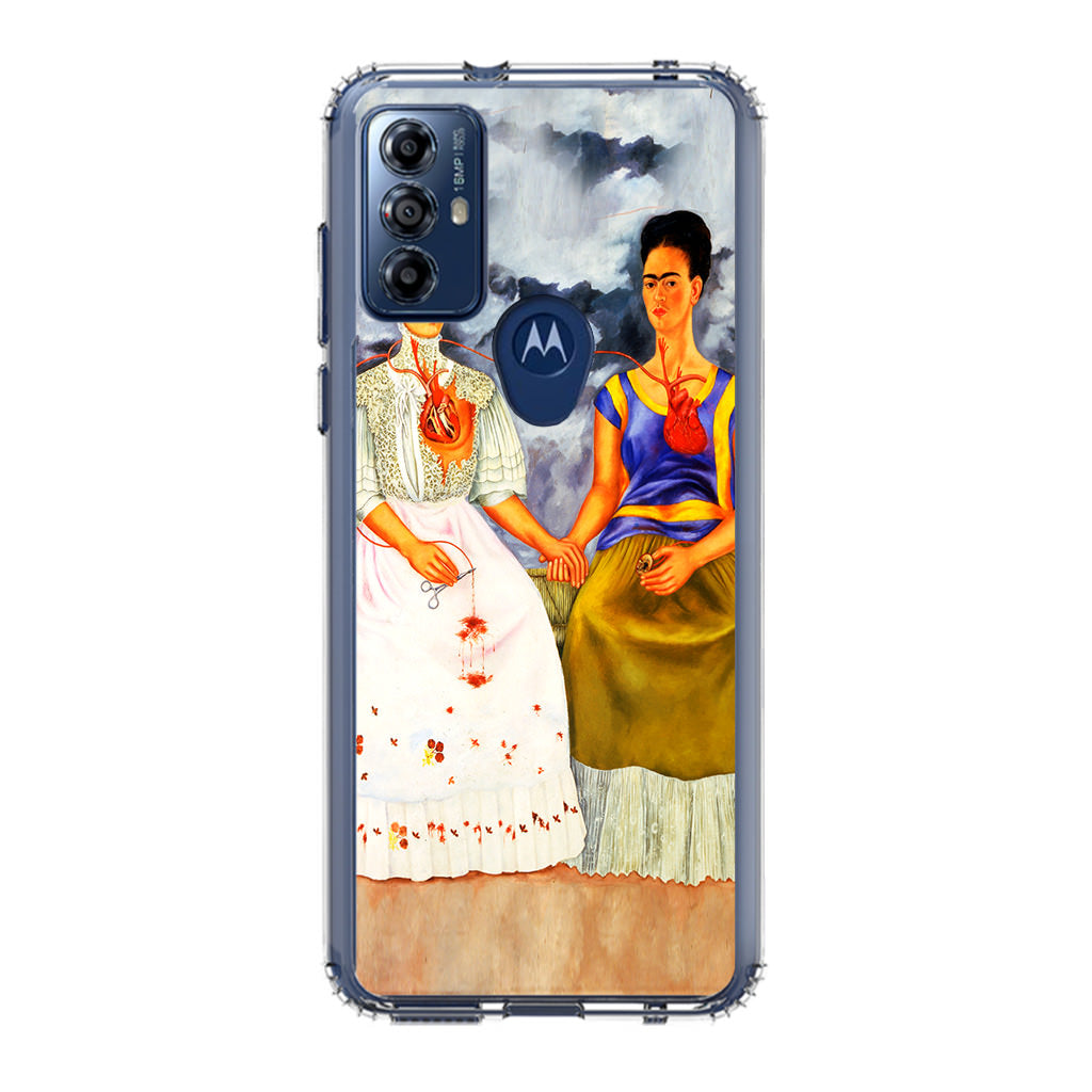 Frida Kahlo The Two Fridas Motorola Moto G Play 2023 Case