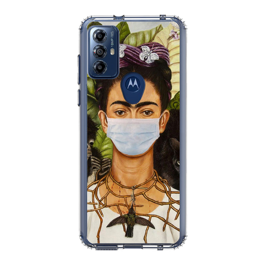 Frida Kahlo Wear Mask Motorola Moto G Play 2023 Case