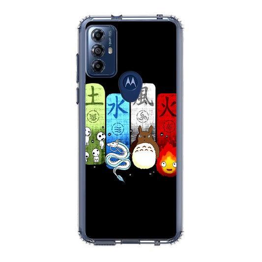 Ghibli Elemental Charms Motorola Moto G Play 2023 Case