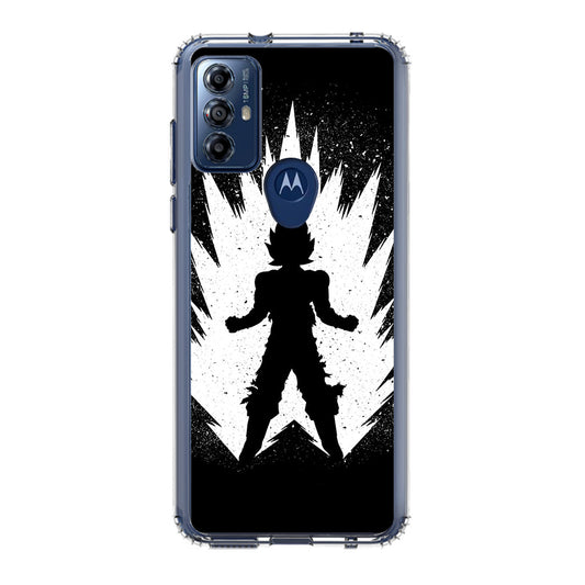 Goku Super Saiyan Black White Motorola Moto G Play 2023 Case