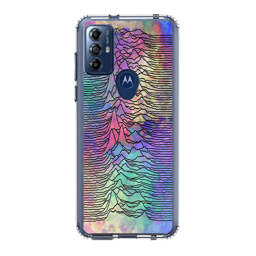 Joy Division Unknown Pleasures Colorful Motorola Moto G Play 2023 Case