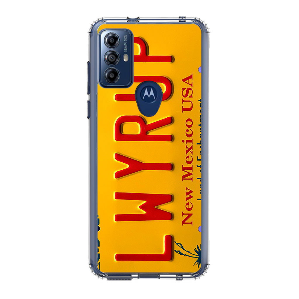 LWYRUP License Plate Motorola Moto G Play 2023 Case