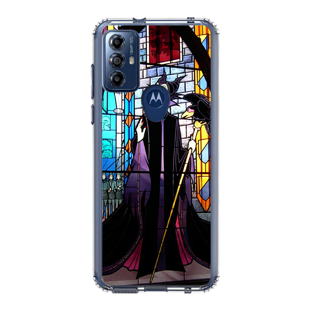 Maleficent Sleeping Beauty Glass Art Motorola Moto G Play 2023 Case