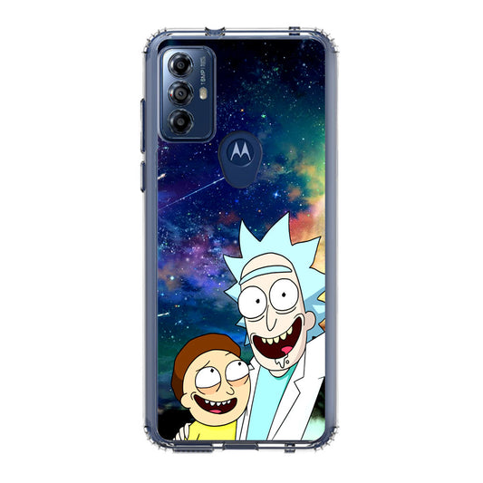 Rick And Morty In The Space Motorola Moto G Play 2023 Case