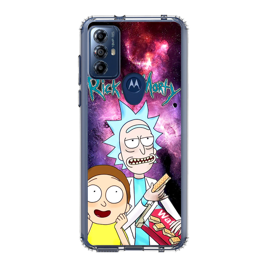 Rick And Morty Nebula Space Motorola Moto G Play 2023 Case