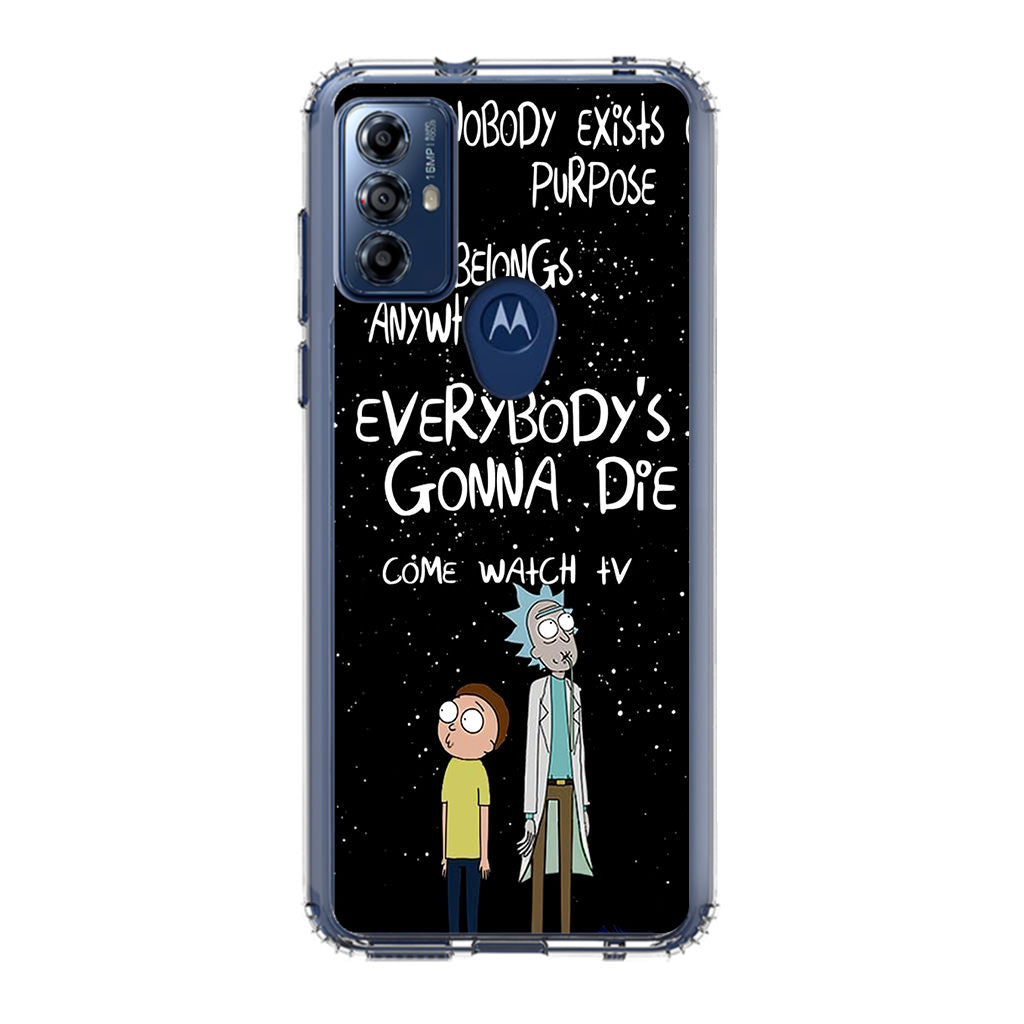 Rick And Morty Quotes Motorola Moto G Play 2023 Case