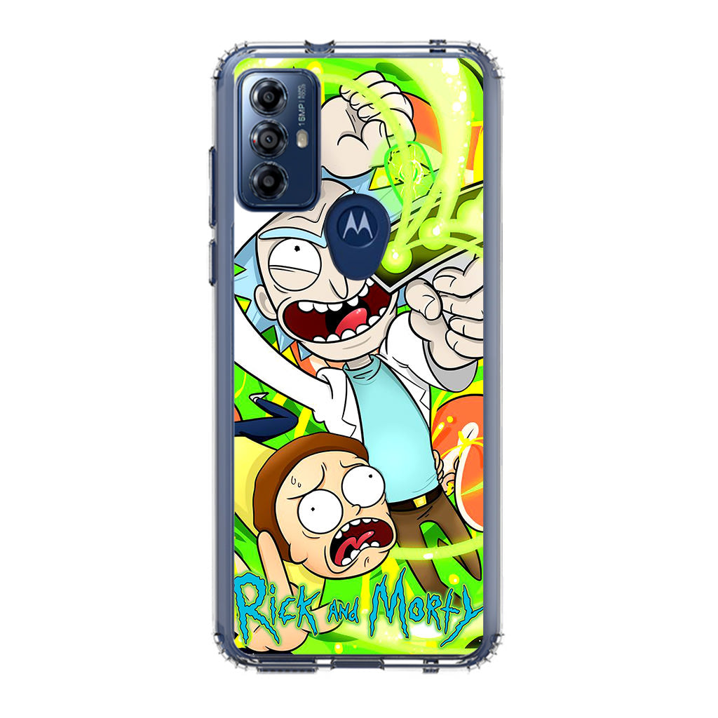 Rick And Morty Shoot Portal Gun Motorola Moto G Play 2023 Case