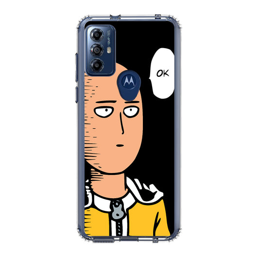 Saitama Poker Face Motorola Moto G Play 2023 Case