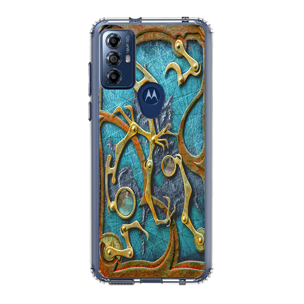 Steampunk Book Cover Motorola Moto G Play 2023 Case