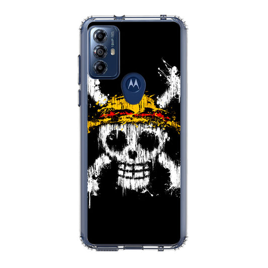 Straw Hat Pirate Logo Paint Motorola Moto G Play 2023 Case