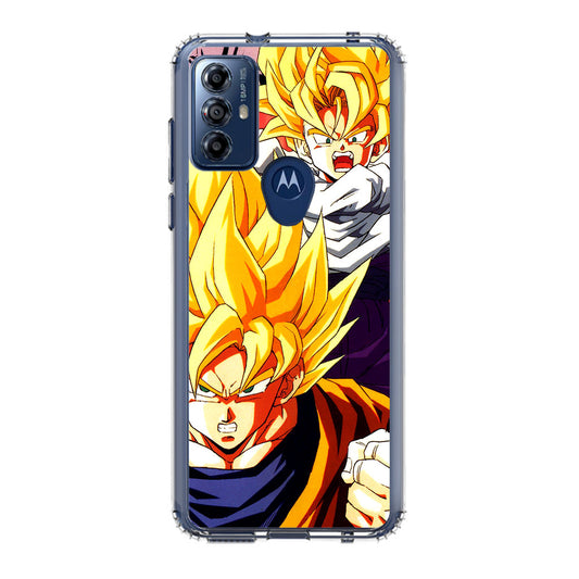 Super Saiyan Goku And Gohan Motorola Moto G Play 2023 Case