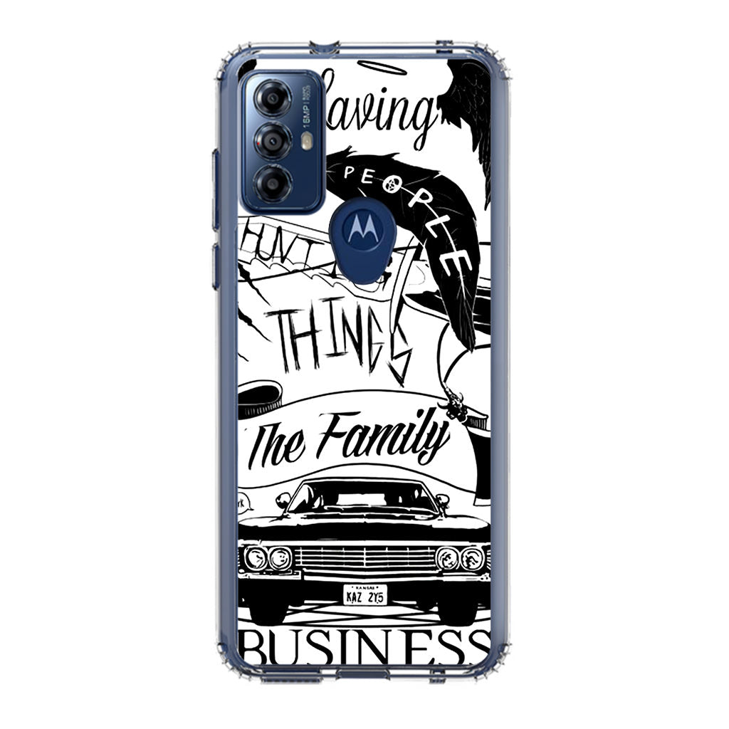 Supernatural Family Business Saving People Motorola Moto G Play 2023 Case