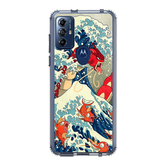 The Great Wave Of Gyarados Motorola Moto G Play 2023 Case