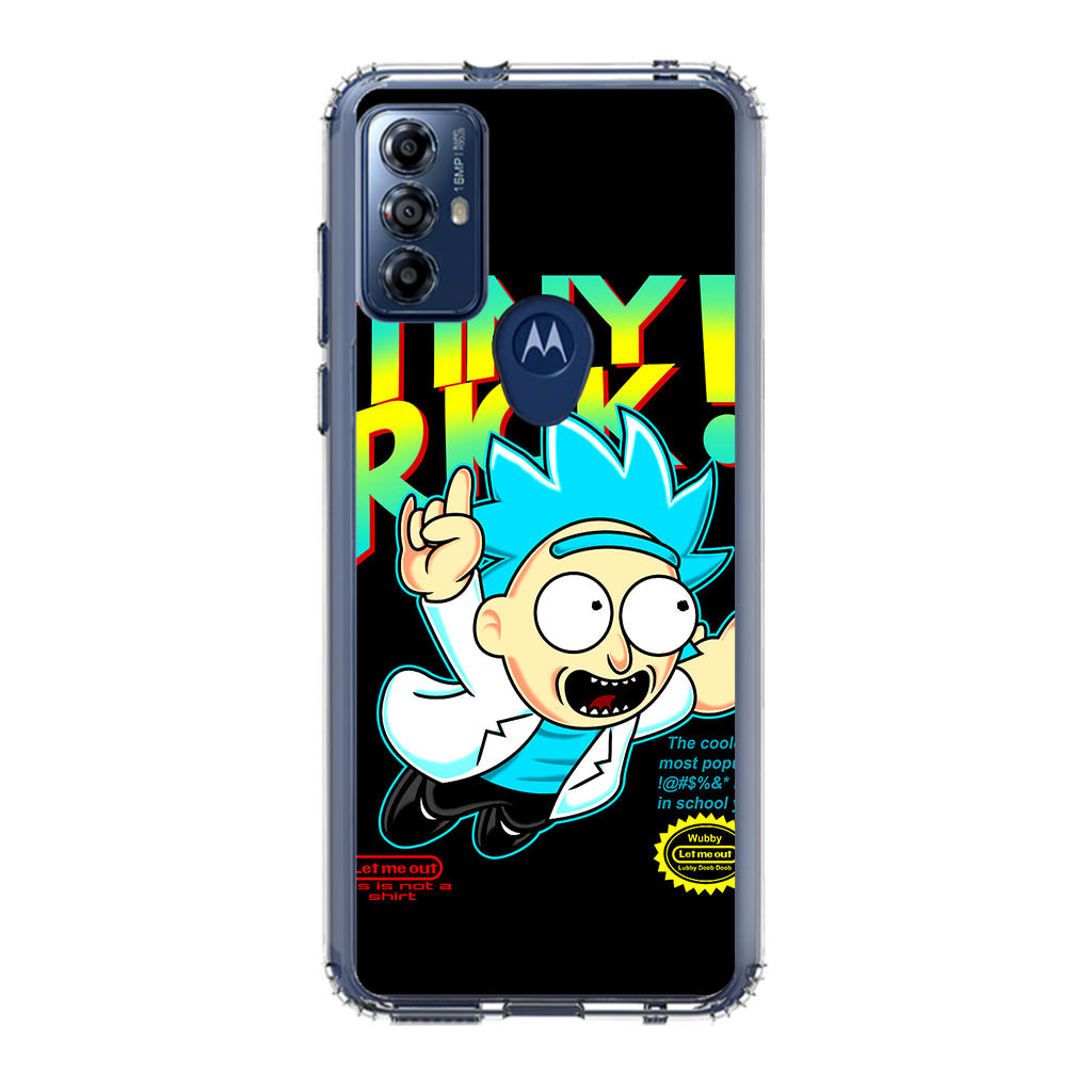 Tiny Rick Let Me Out Motorola Moto G Play 2023 Case