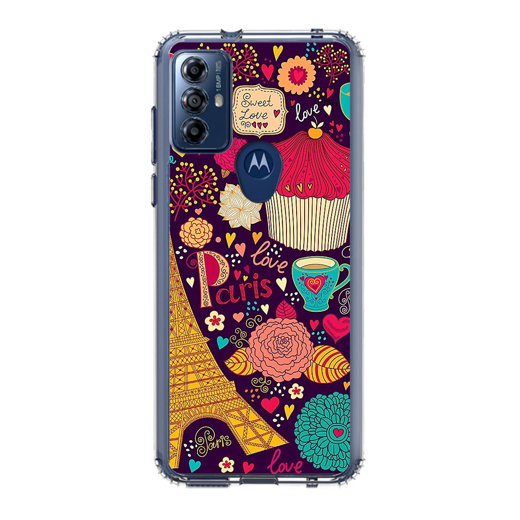 Vintage Love In Paris Motorola Moto G Play 2023 Case