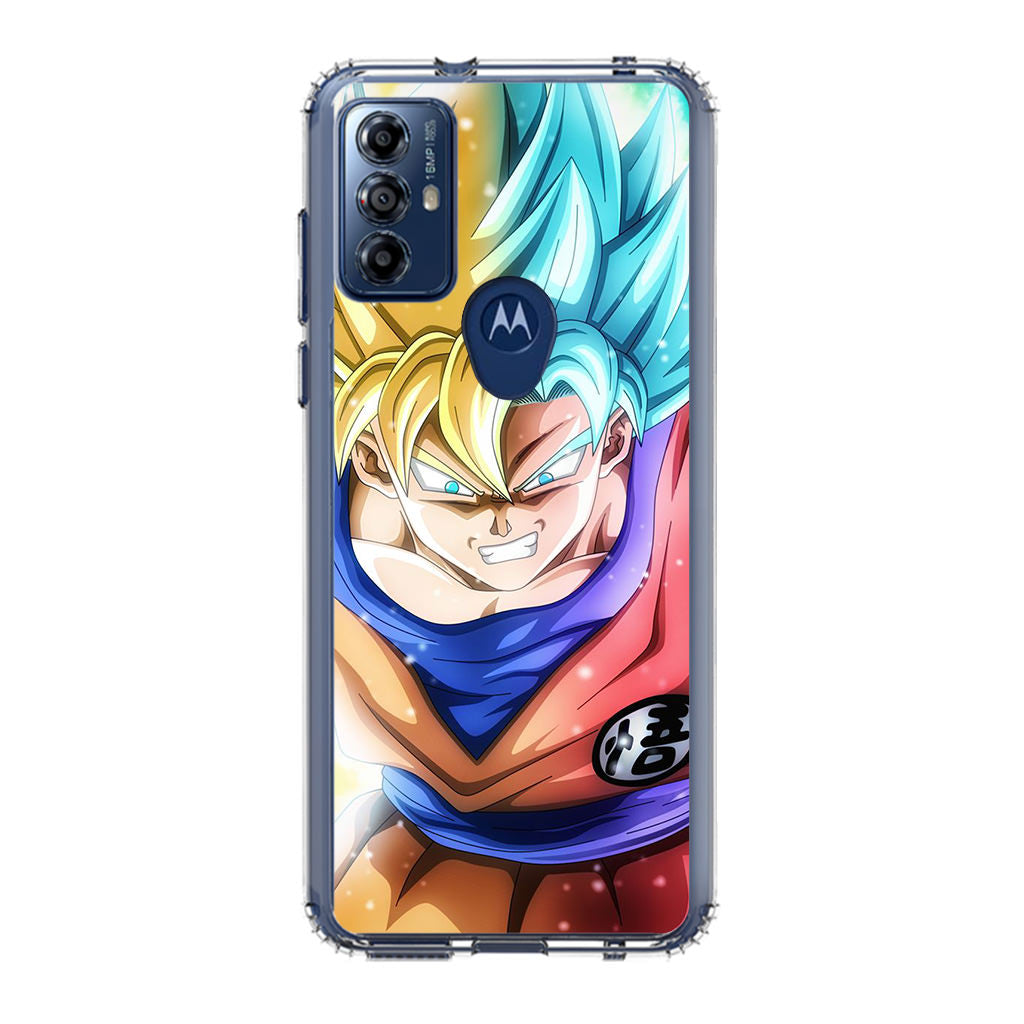 Goku SSJ 1 to SSJ Blue Motorola Moto G Play 2023 Case