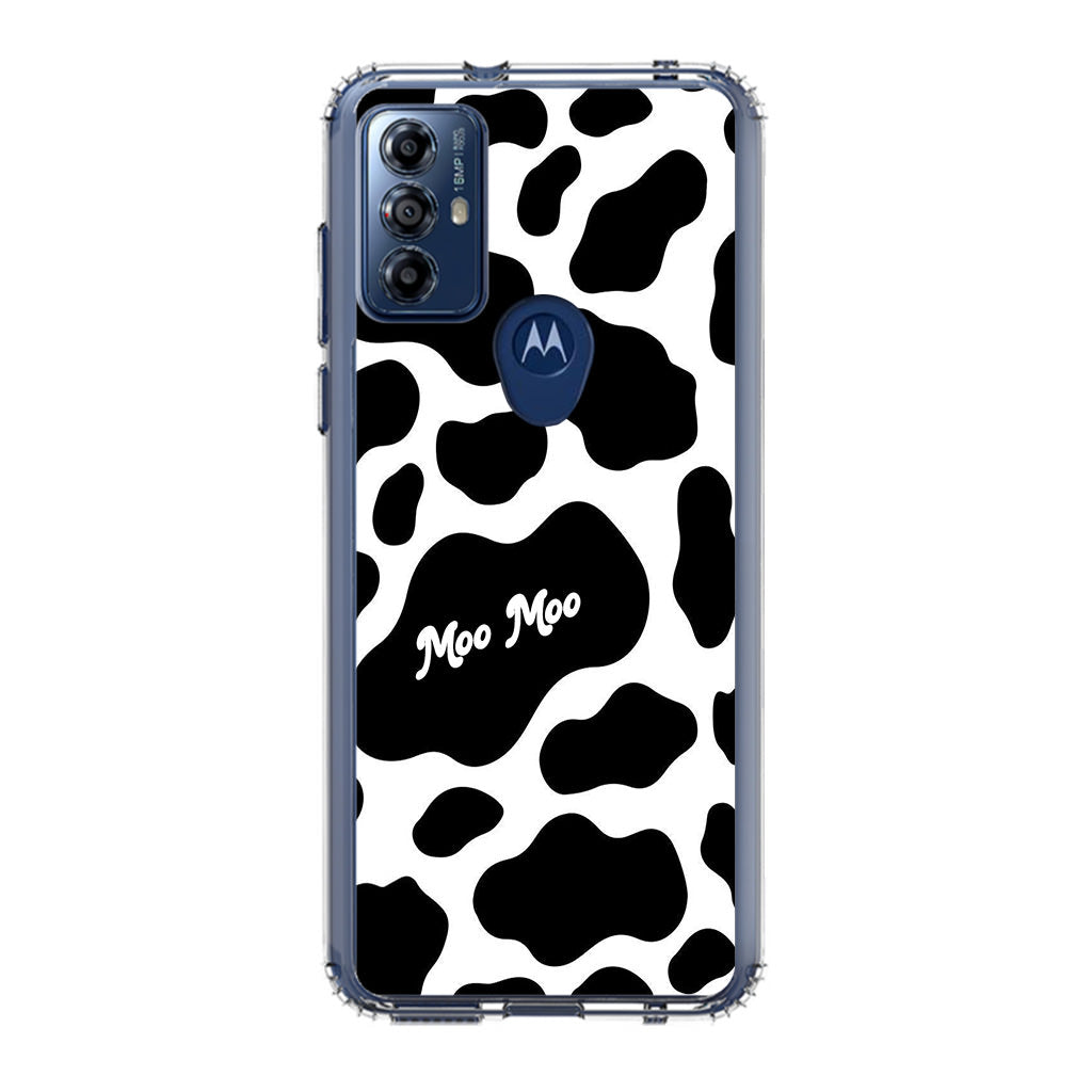 Moo Moo Pattern Motorola Moto G Play 2023 Case