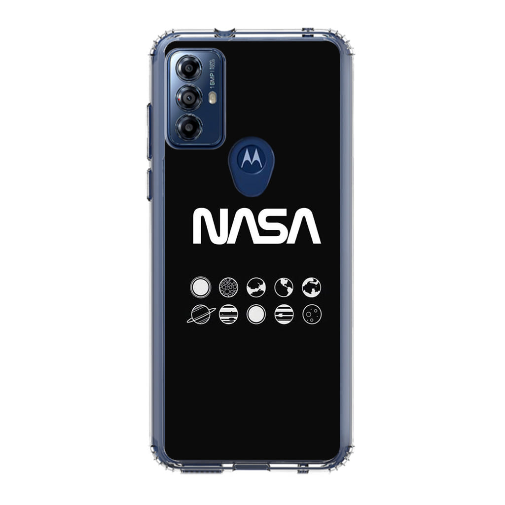 NASA Minimalist Motorola Moto G Play 2023 Case