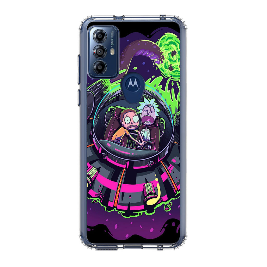 Rick And Morty Spaceship Motorola Moto G Play 2023 Case