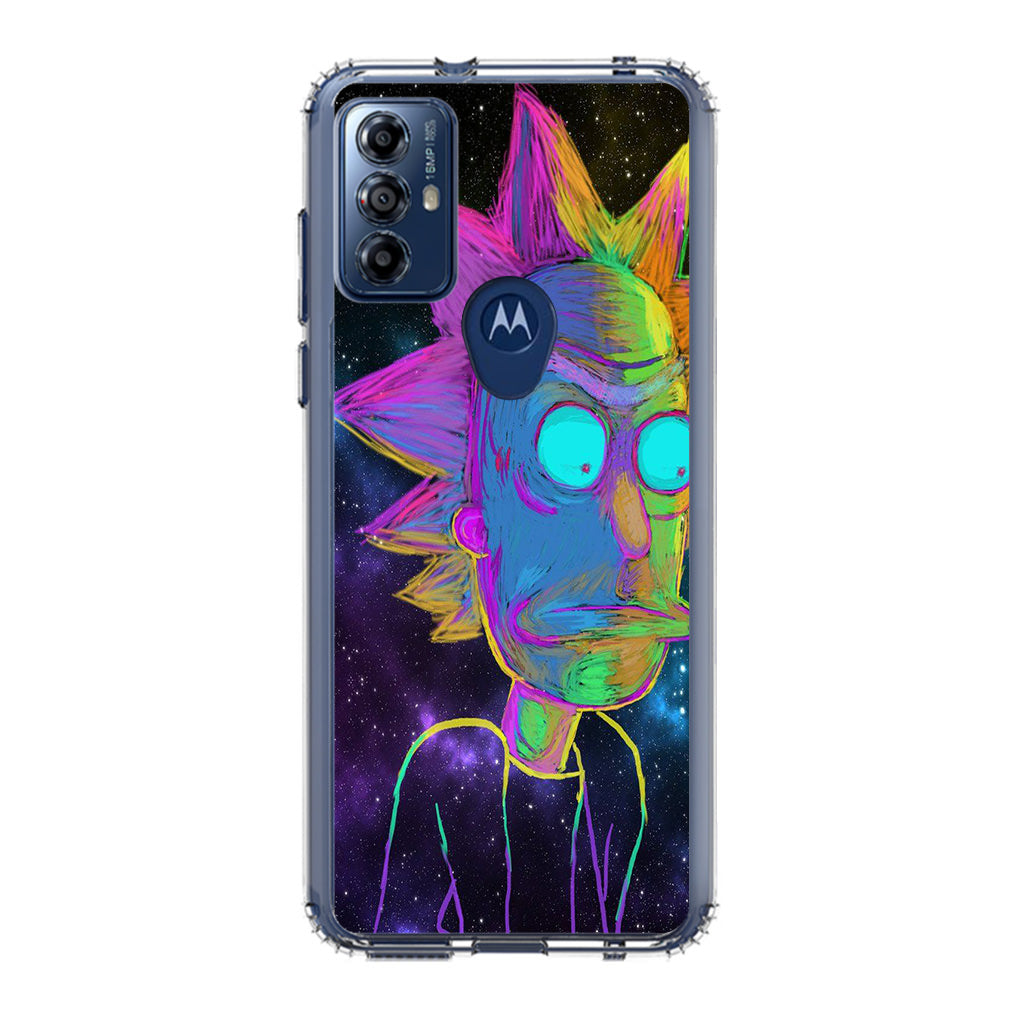 Rick Colorful Crayon Space Motorola Moto G Play 2023 Case