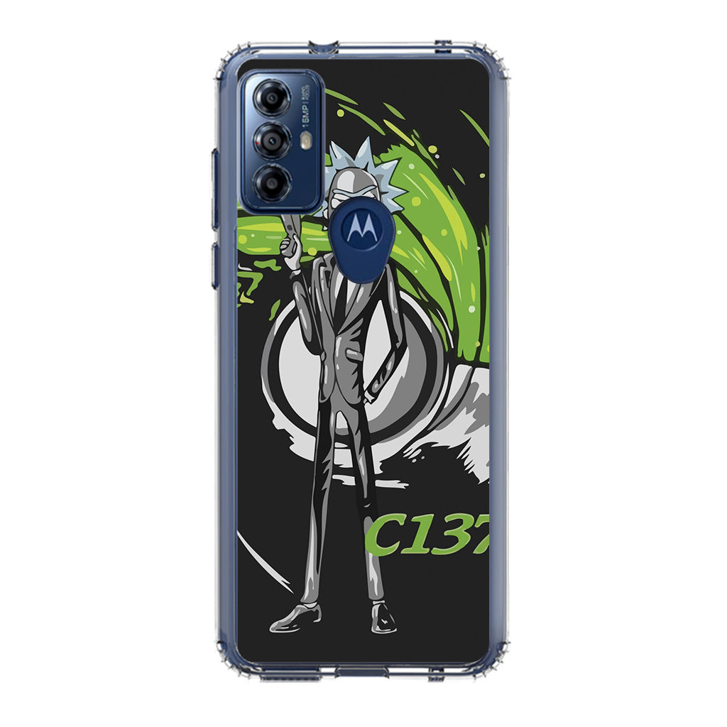 Rick Sanchez Agent C137 Motorola Moto G Play 2023 Case