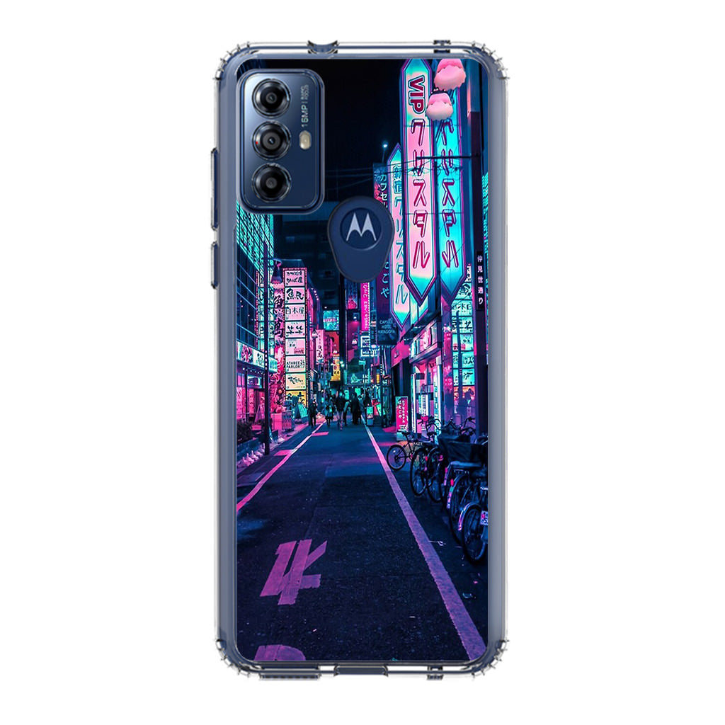 Tokyo Street Wonderful Neon Motorola Moto G Play 2023 Case