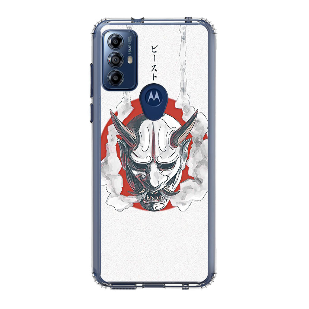 Japanese Oni Mask Motorola Moto G Play 2023 Case