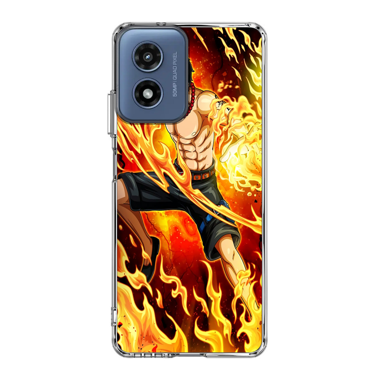 Ace Fire Fist Motorola Moto G Play 2024 Case