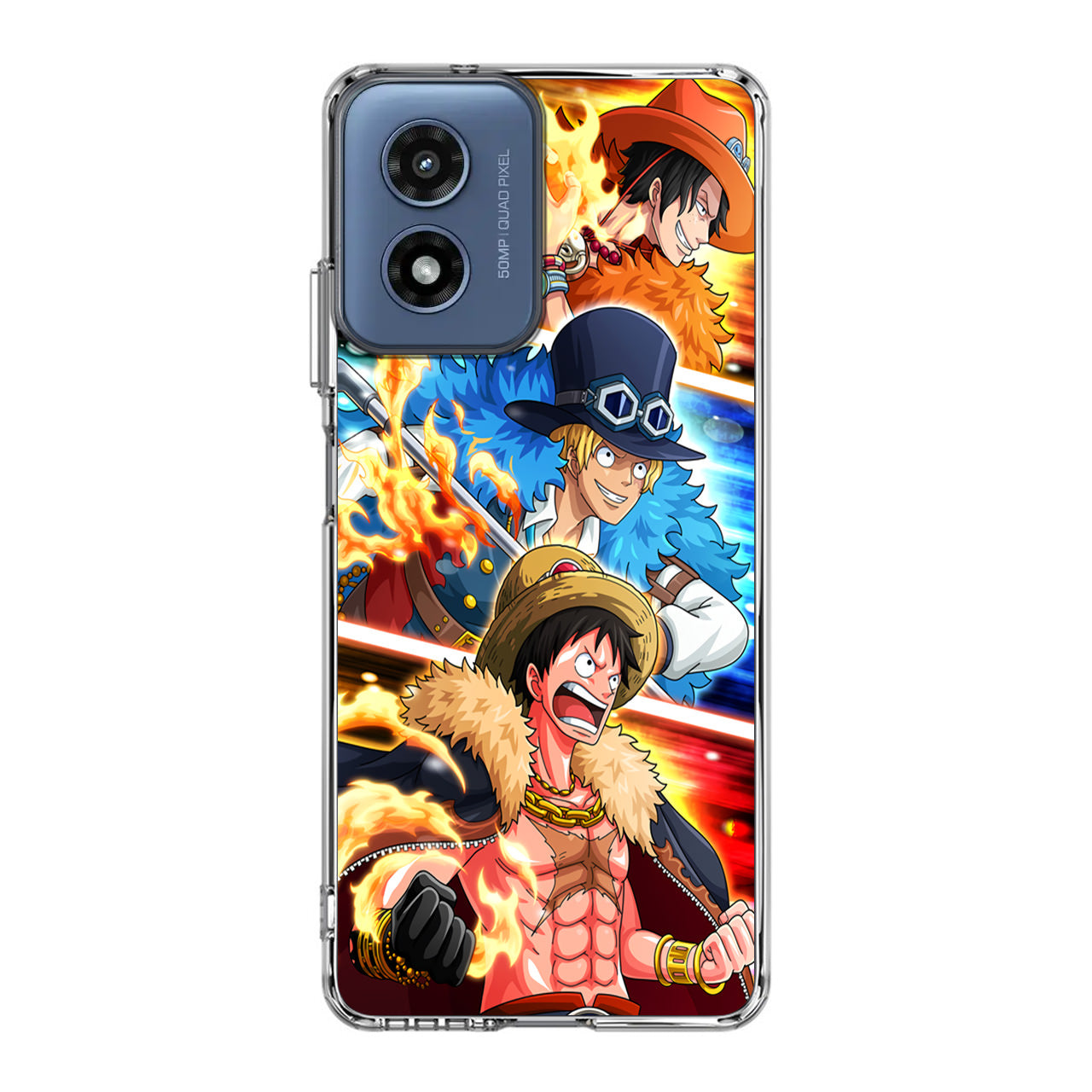 Ace Sabo Luffy Motorola Moto G Play 2024 Case