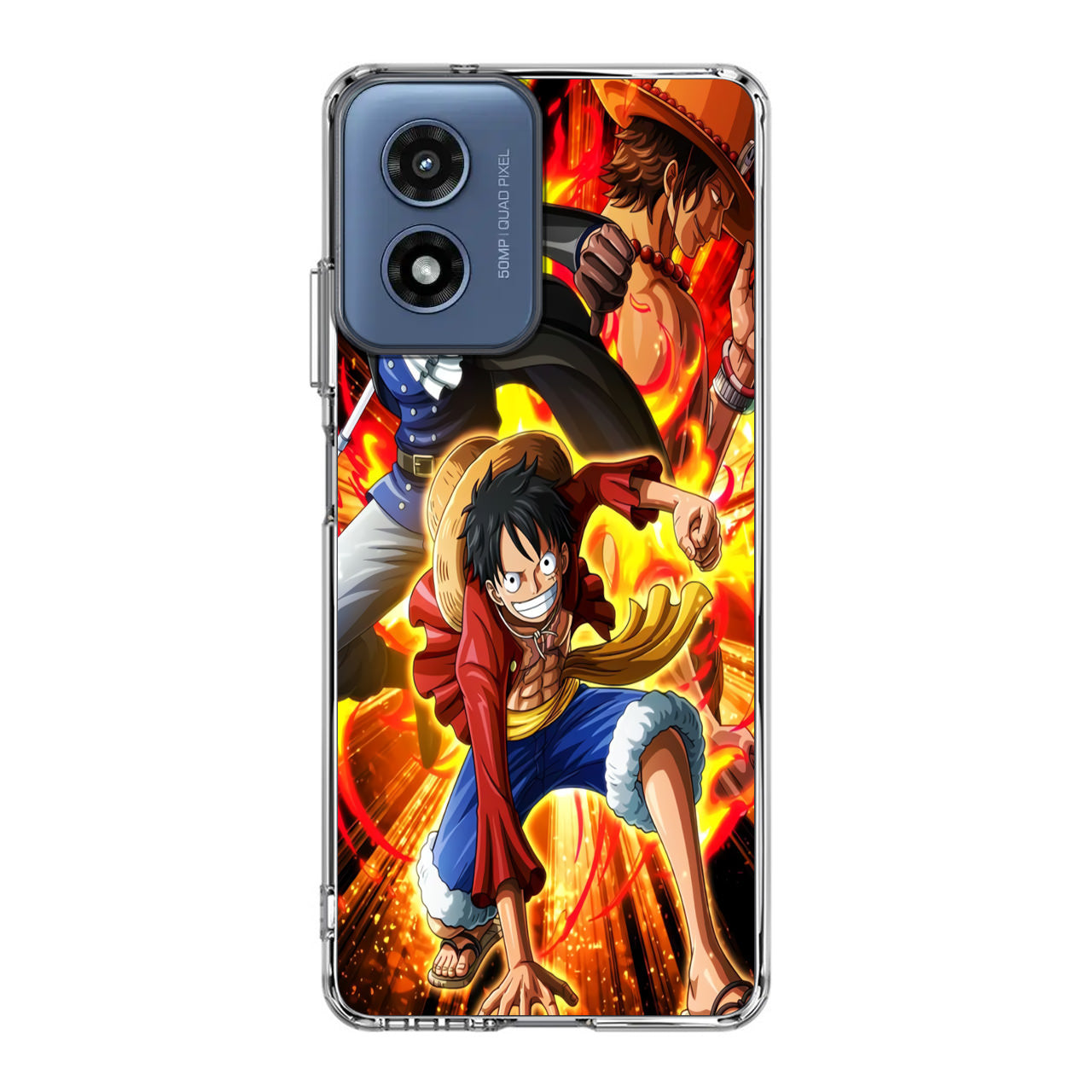Ace Sabo Luffy Brotherhood Motorola Moto G Play 2024 Case