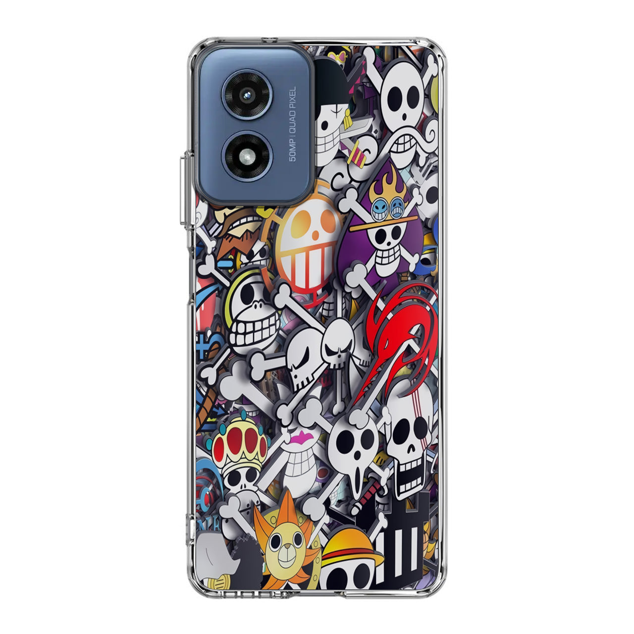 All Pirate Symbols One Piece Motorola Moto G Play 2024 Case