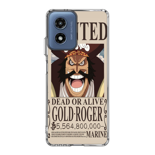 Gold Roger Bounty Motorola Moto G Play 2024 Case