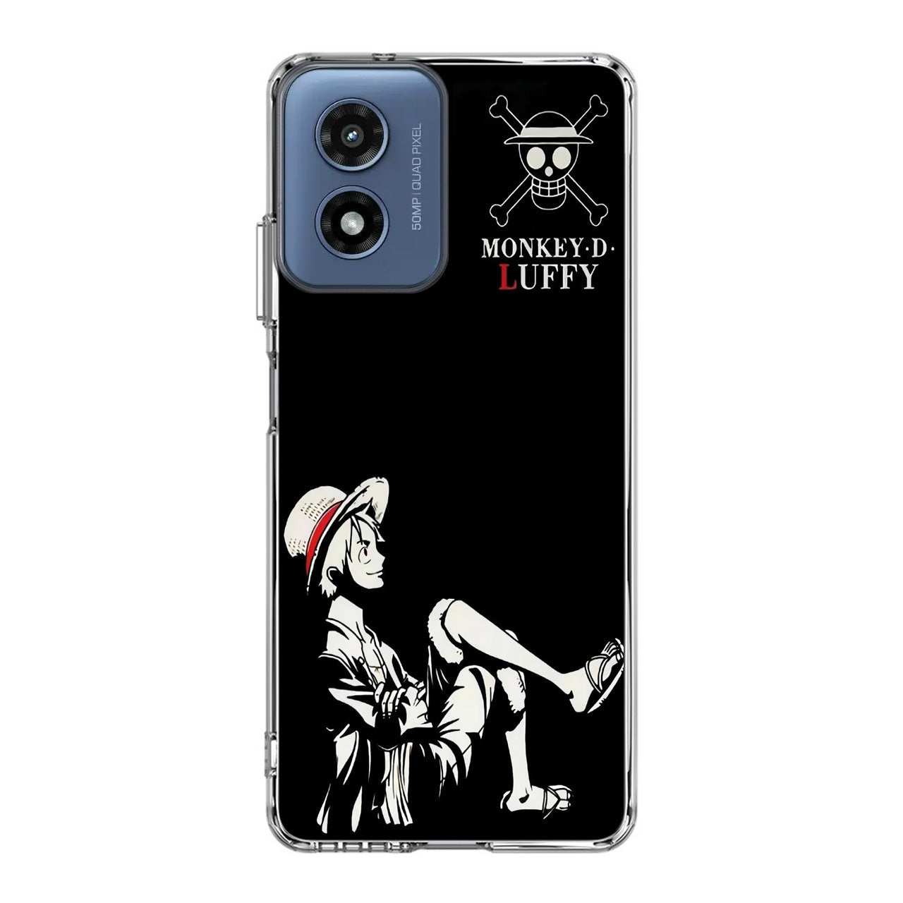 Monkey D Luffy Black And White Motorola Moto G Play 2024 Case