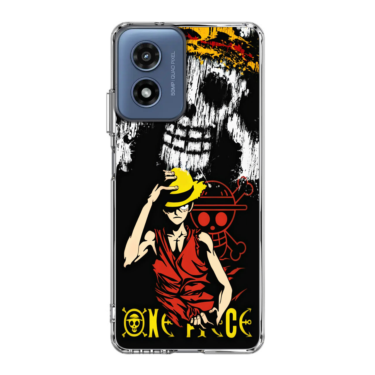 Monkey D Luffy Paint Art Motorola Moto G Play 2024 Case
