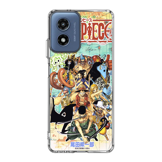 One Piece Comic Straw Hat Pirate Motorola Moto G Play 2024 Case