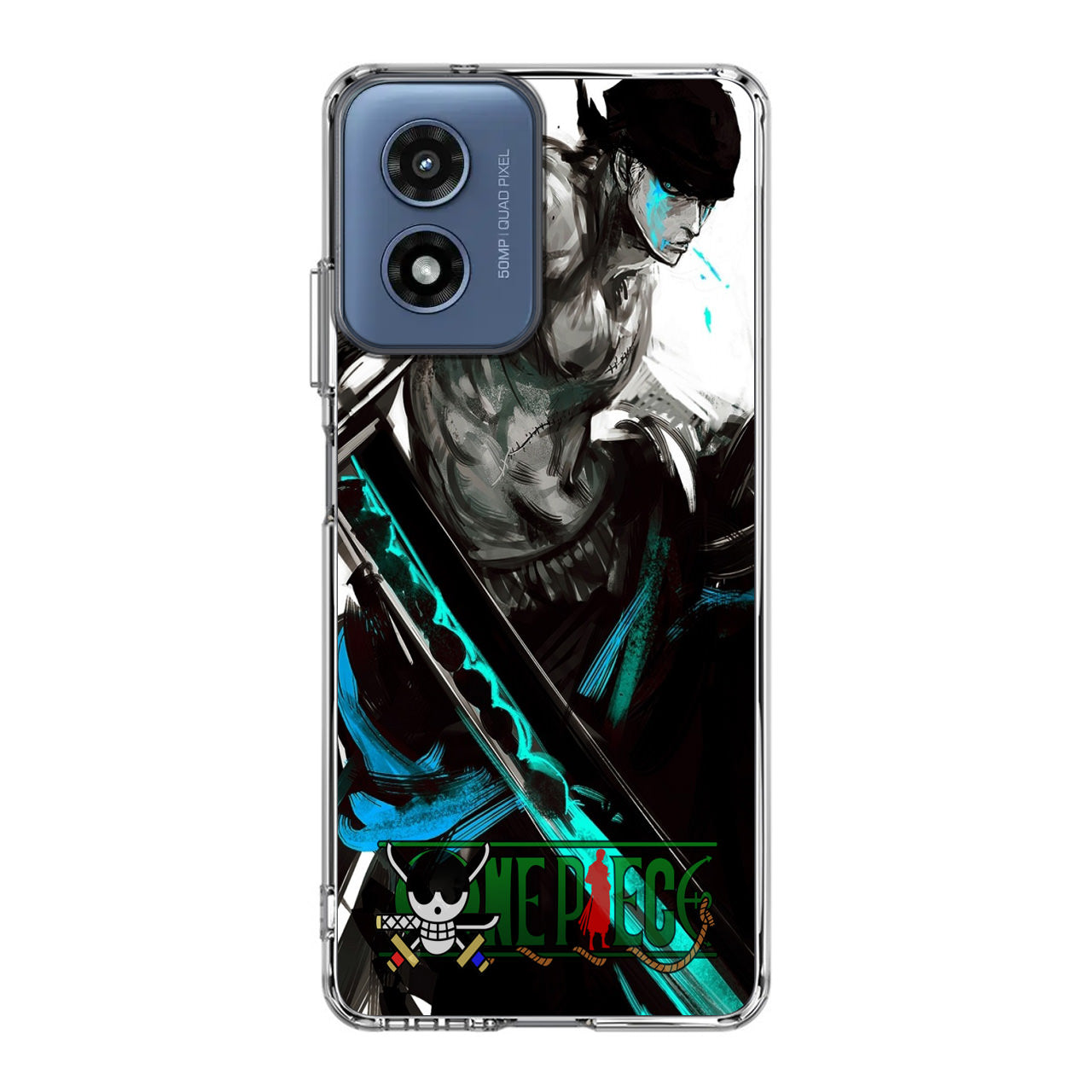 Roronoa Zoro One Piece Motorola Moto G Play 2024 Case