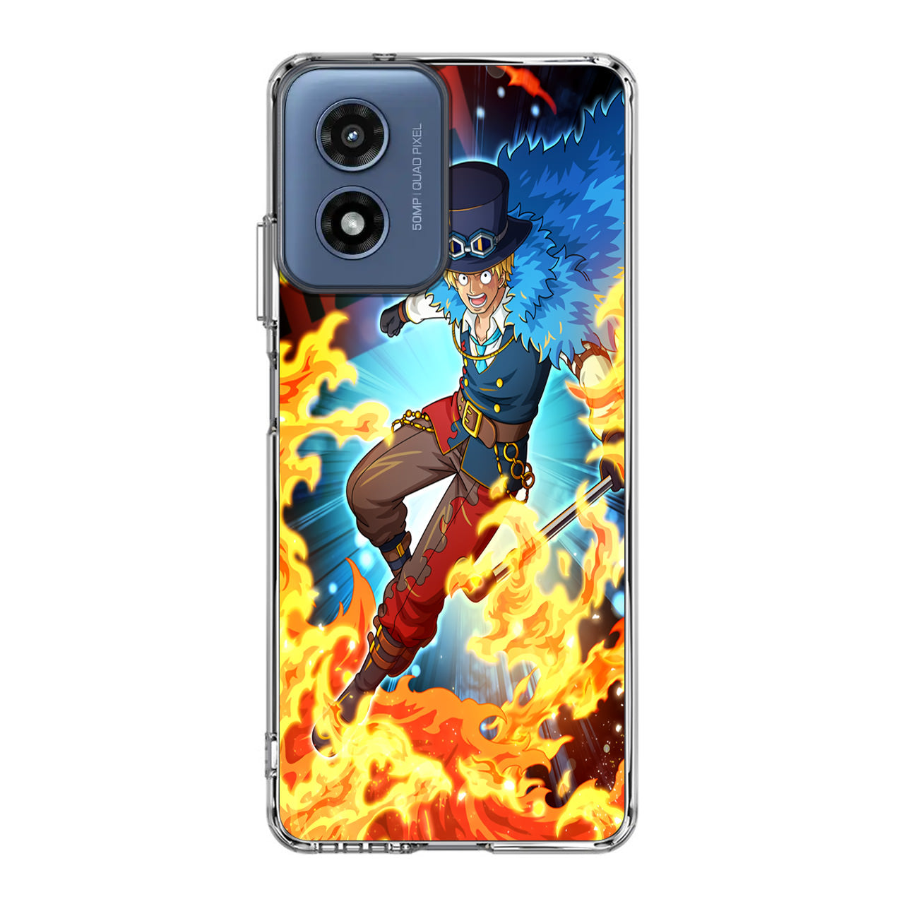Sabo Fire Fruit Power Motorola Moto G Play 2024 Case