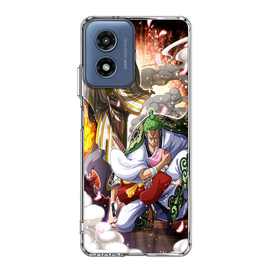 Sanji And Zoro Saving Otoko Motorola Moto G Play 2024 Case