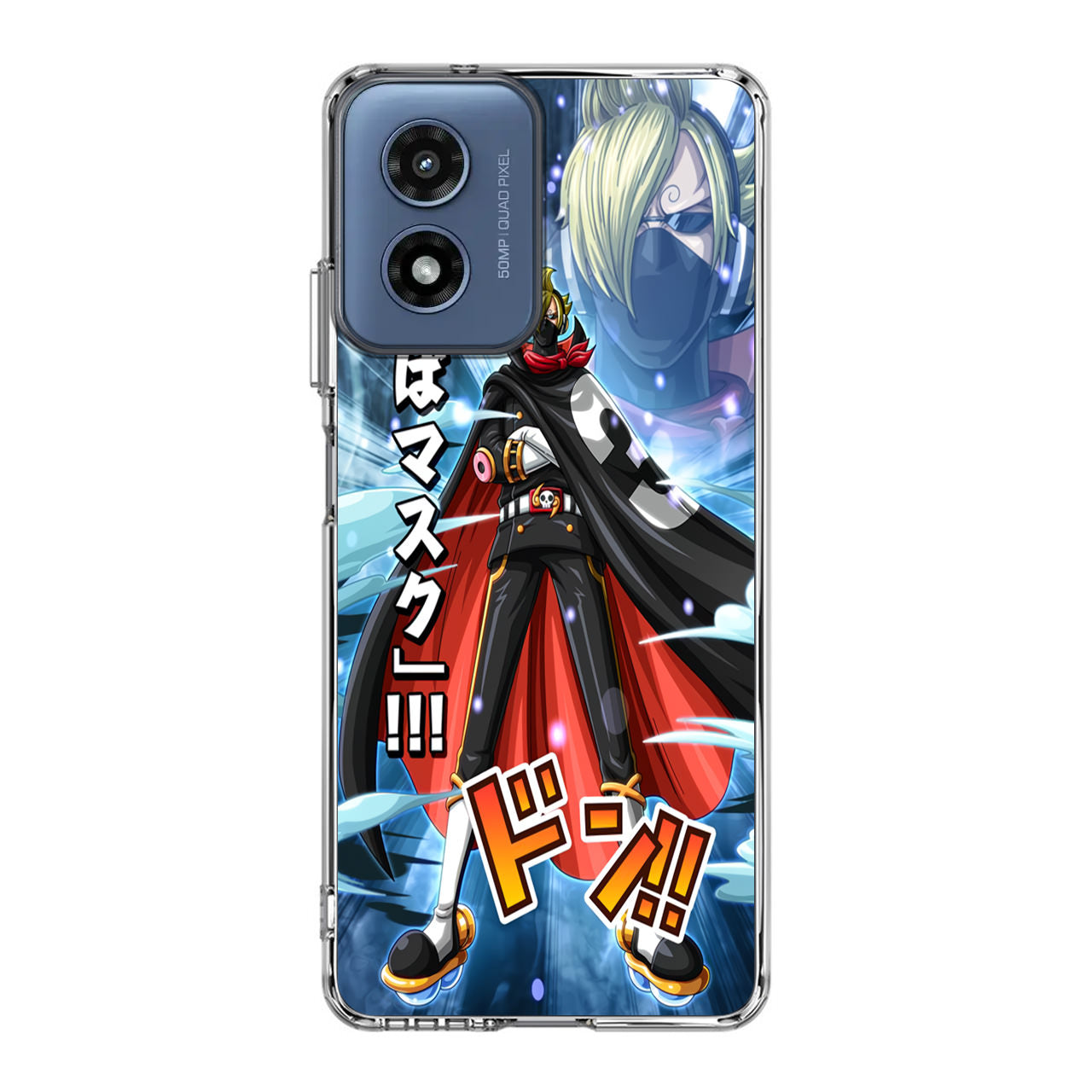 Stealth Black Sanji Motorola Moto G Play 2024 Case