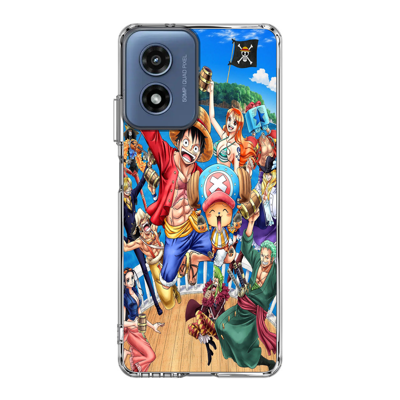 Straw Hat Pirates And Allies Motorola Moto G Play 2024 Case