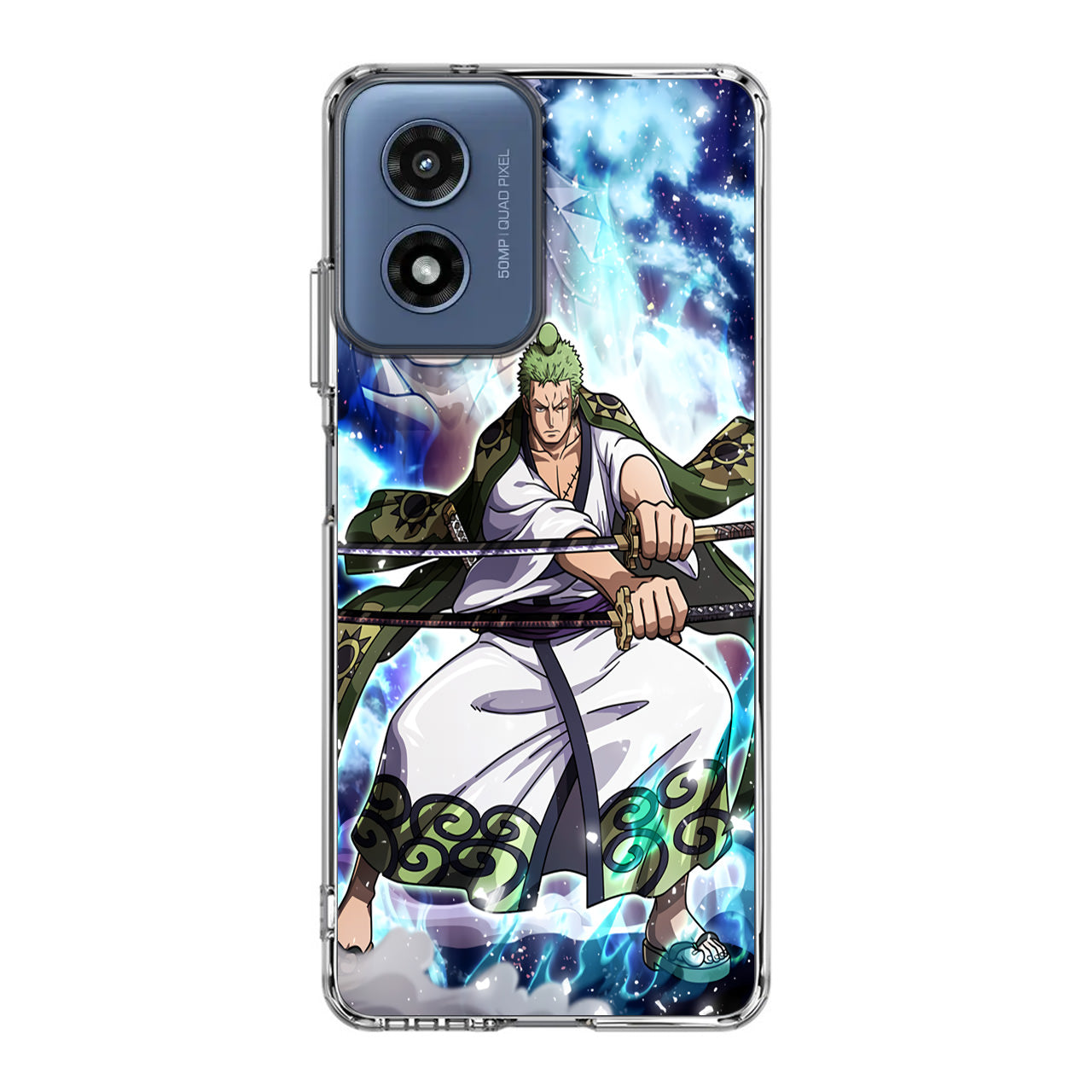 Zoro Two-Sword Style Arc Wano Motorola Moto G Play 2024 Case