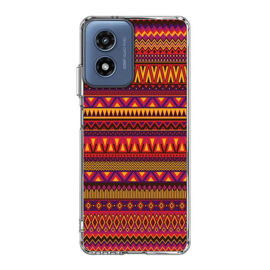 African Aztec Pattern Motorola Moto G Play 2024 Case