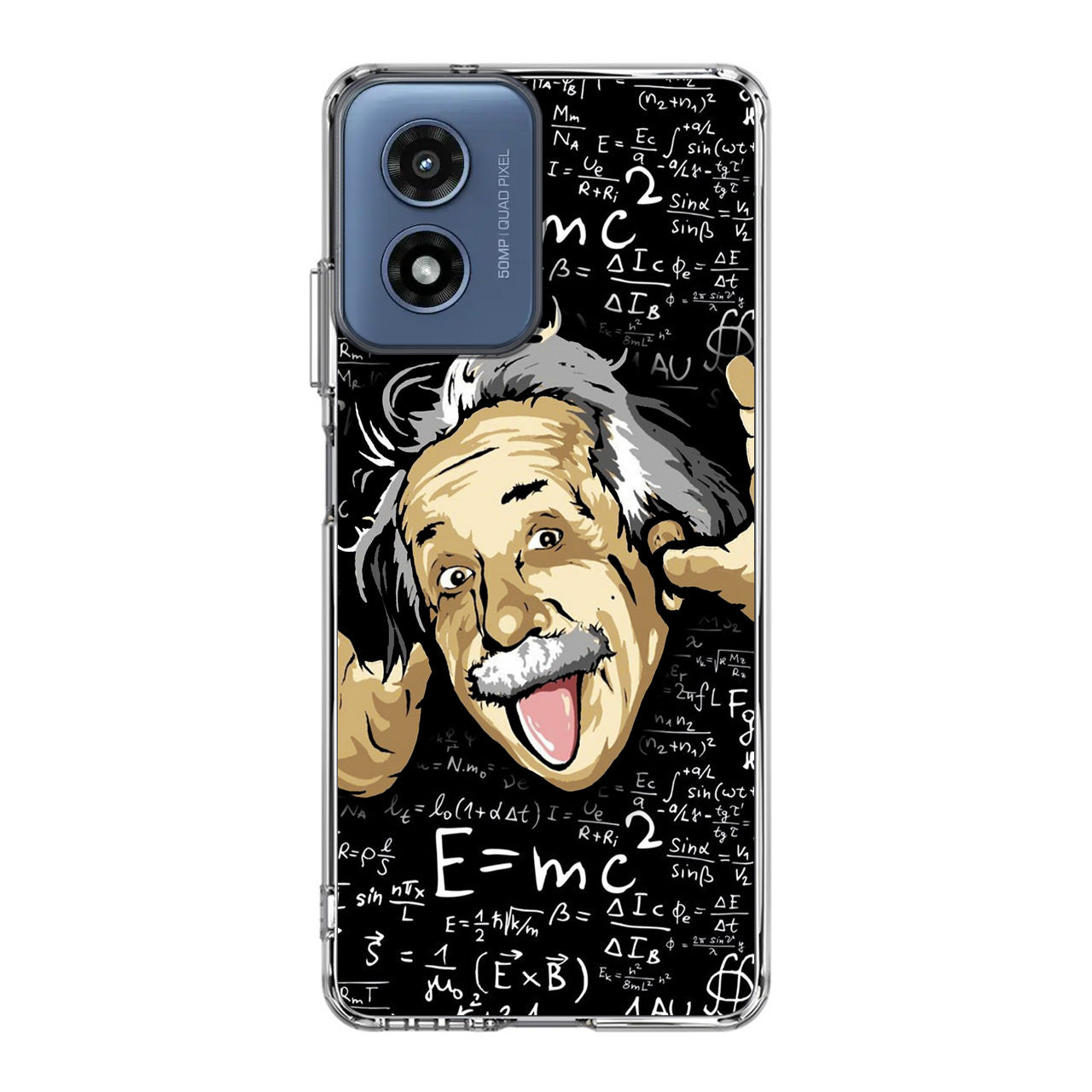 Albert Einstein's Formula Motorola Moto G Play 2024 Case