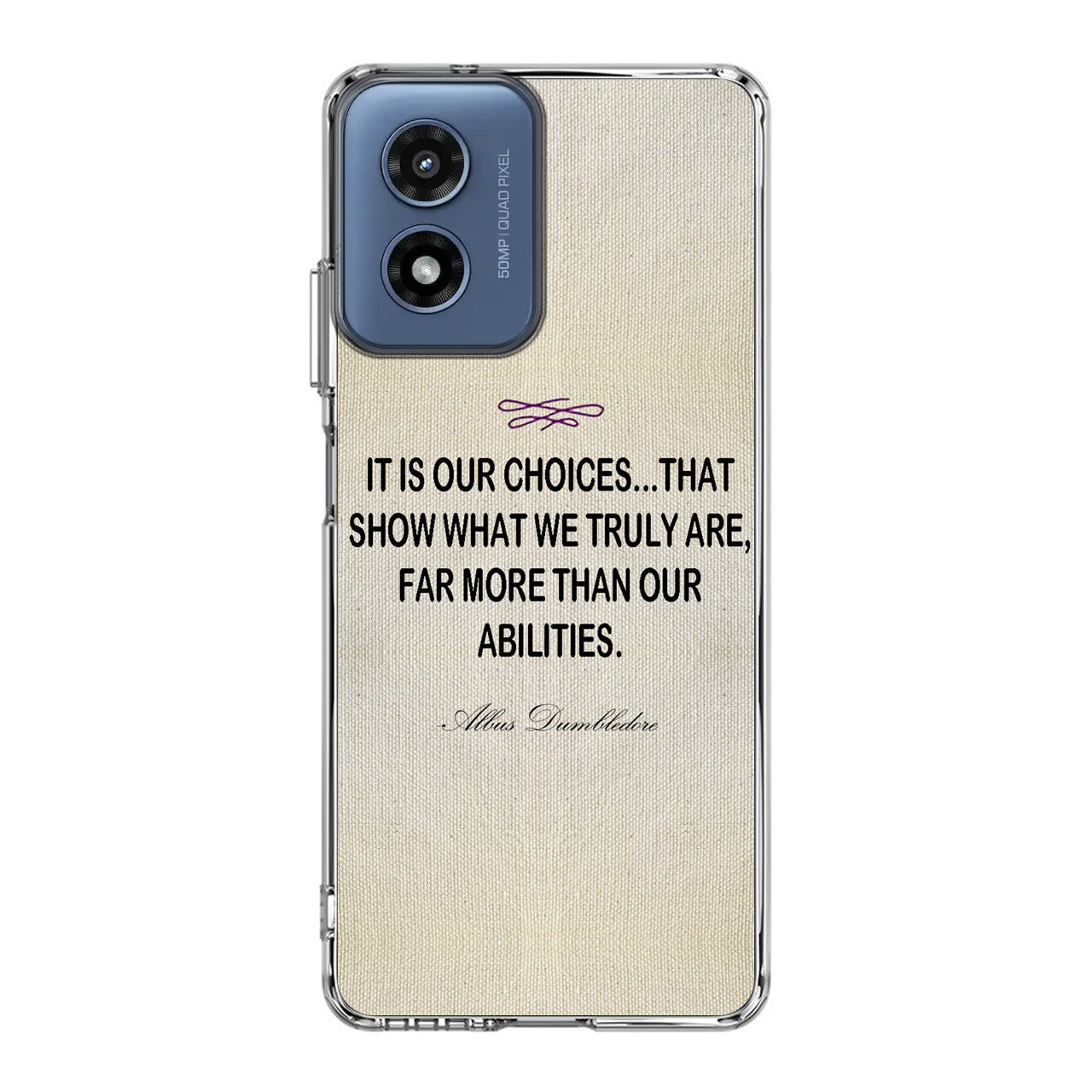Albus Dumbledore Quote Motorola Moto G Play 2024 Case