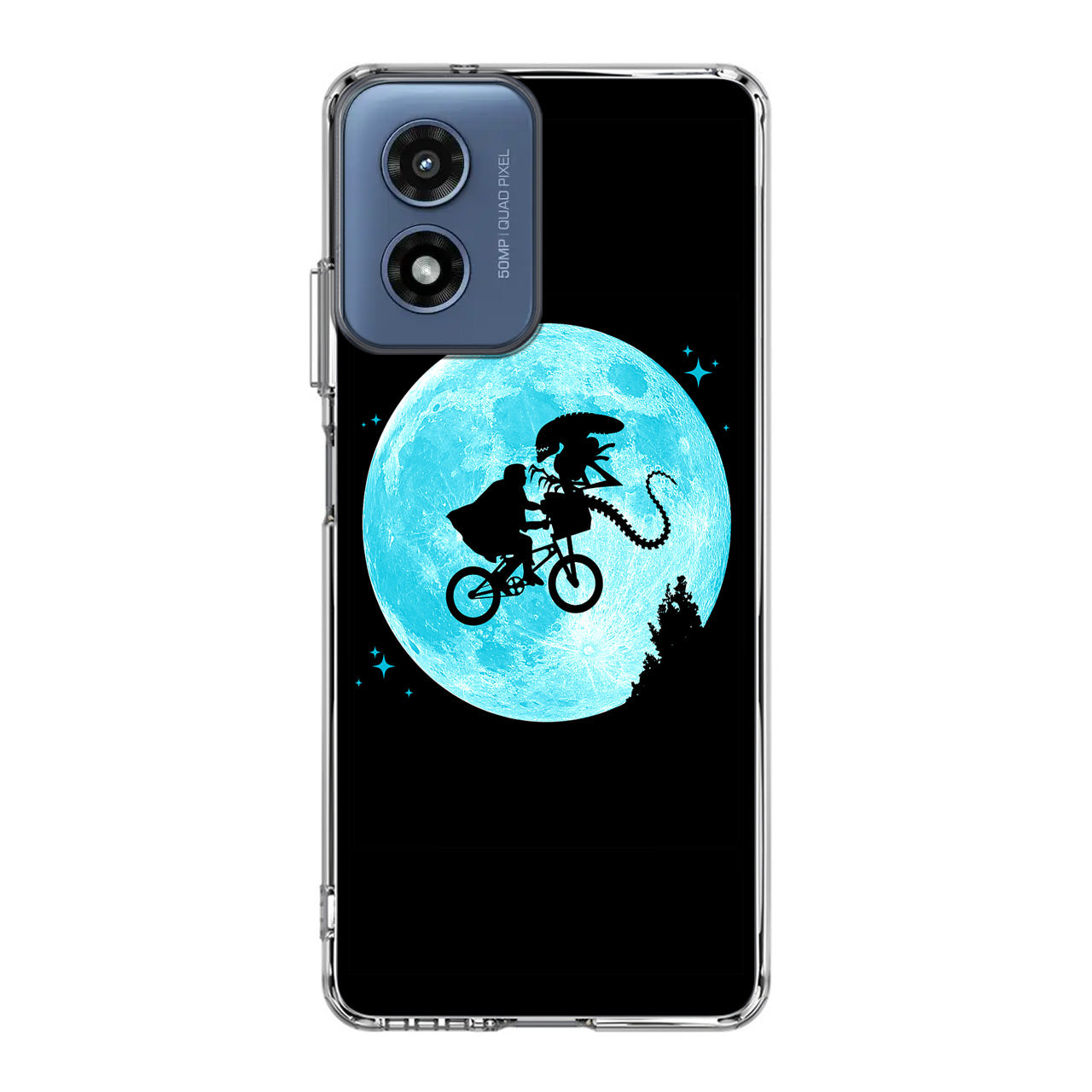 Alien Bike to the Moon Motorola Moto G Play 2024 Case