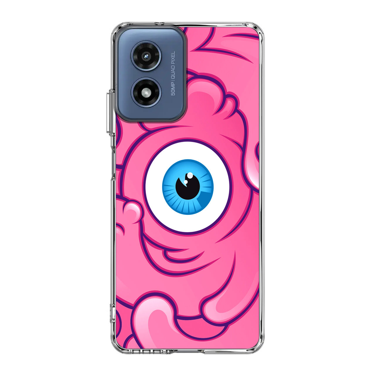 All Seeing Bubble Gum Eye Motorola Moto G Play 2024 Case