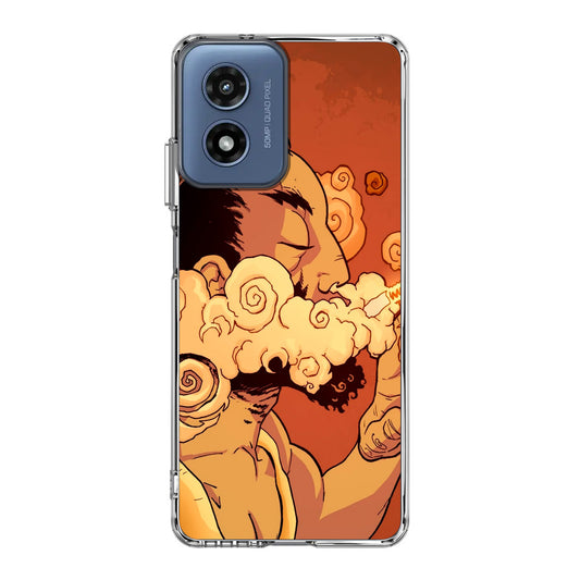 Artistic Psychedelic Smoke Motorola Moto G Play 2024 Case