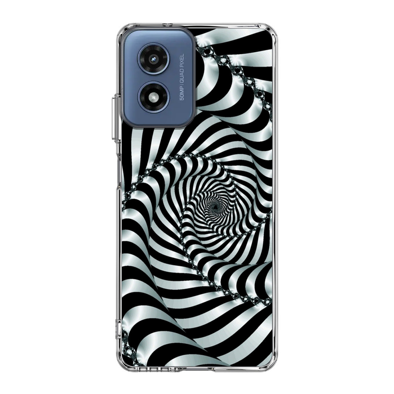 Artistic Spiral 3D Motorola Moto G Play 2024 Case