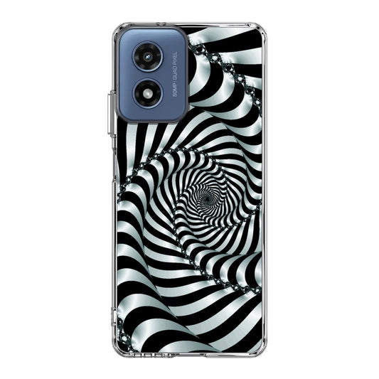 Artistic Spiral 3D Motorola Moto G Play 2024 Case